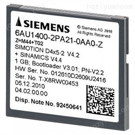 6AU1400-2PA02-0AA0西门子SIMOTION内存1GB CF 卡