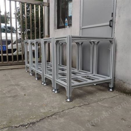 上海铝型材铝合金框架防护罩机架防护栏围栏车间工作台流水线