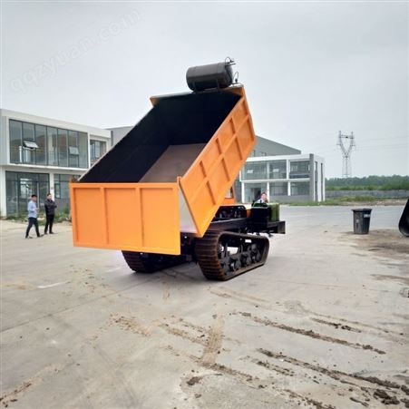 定制1.5-12吨履带运输车钢制橡胶底盘变速箱行走液压