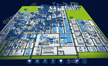 化工厂油库人员定位系统 3D建模地图 电子围栏 智能巡检 危险源预警