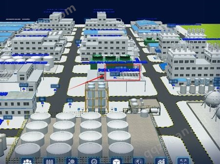 化工厂油库人员定位系统 3D建模地图 电子围栏 智能巡检 危险源预警