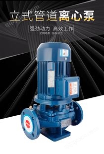 IRG立式管道离心泵380V锅炉耐高温冷热水循环泵 消防地暖增压泵