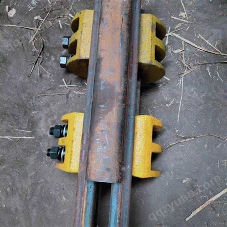 铁路钢轨加固装置断轨钢轨急救器GWJ型钢轨无孔夹紧装置 隆亨