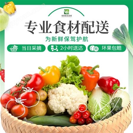味莱餐饮-蔬菜生鲜配送,低价透明,配送准时,基地新鲜直供