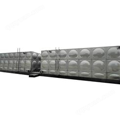  立式不锈钢水箱 卧式保温消防水箱 中胜不锈钢方形 可定制 1-5000吨工程