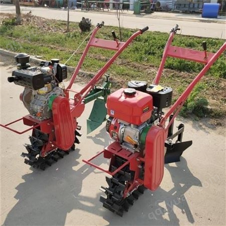 汽油链轨式耕地机  柴油电启动犁地机  小型果园松土开沟机