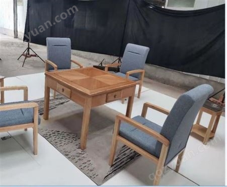 澜雀供应实木机 客厅阳台家用中式桌椅组合一套