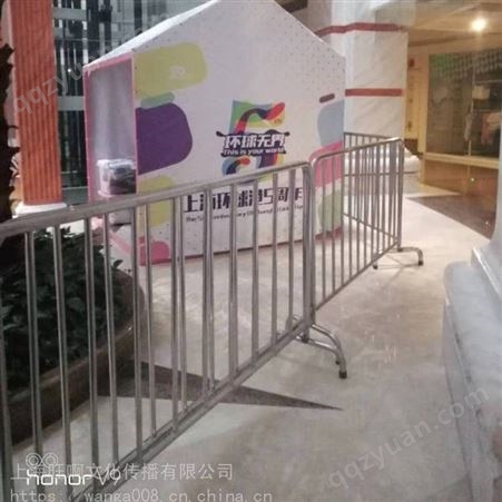 上海旺啊不锈钢铁马租赁_临时活动隔离不锈钢铁马租赁