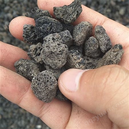 精细加工火山岩粒径3-5mm 量大便宜高孔隙率矿山直发