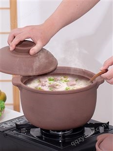 耐高温陶土无釉老式砂锅炖锅煲汤煮粥养生商用沙锅大容量
