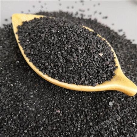 鸿诺矿产品 供应 抛光用黑沙子 干燥地面处理用金刚砂 量大电询