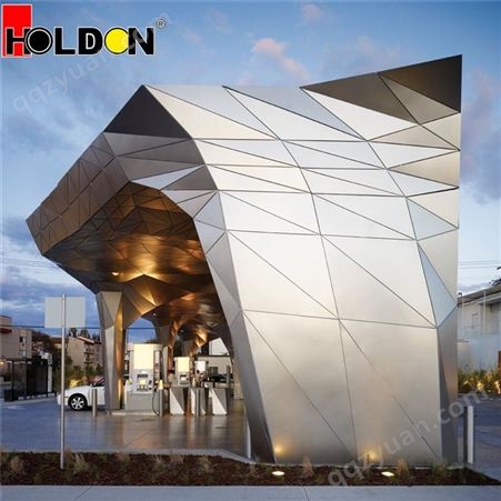 湖南湘西承接工程外墙装饰铝单板加油站防风冲孔铝单板奥德赛冲孔板激光雕刻铝单板