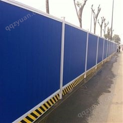 普洱铁皮施工PVC彩钢围挡板建筑工地道路临时绿色小草隔离板