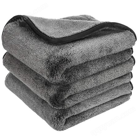 嘉骐乐加大便宜轻薄珊瑚绒洗车毛巾擦车布吸水加厚可定制