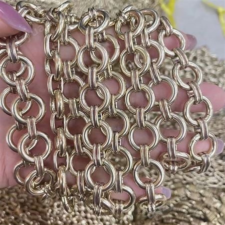 结实耐磨品质五金链条 不锈钢链加工厂 服装链辅料