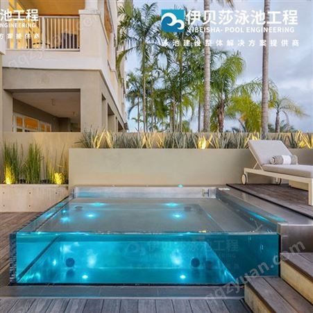 山东枣庄钢板游泳池厂,酒店泳池多少钱,家用无边际游泳池价格,伊贝莎