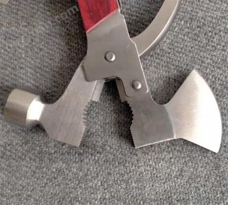 户外斧头多功能组合工具折叠刀 求生装备折叠多用途斧头锤