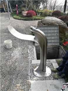 户外饮水设施 城市喷泉直饮水台 五级净化直饮水设备 订做饮水机