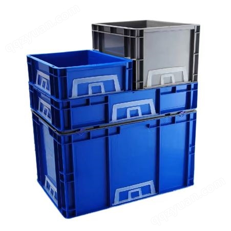 工厂库房加厚长方形大号储物收纳盒物流箱 超市电商周转塑料箱
