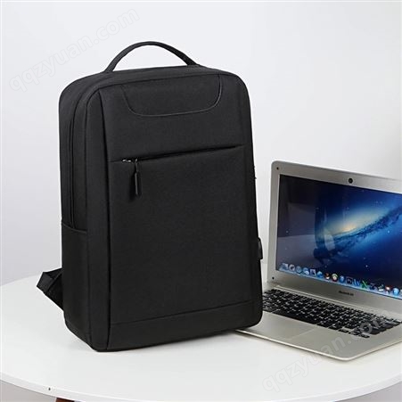 电脑包商务简约旅行双肩包 定制LOGO大容量多功能背包男 时尚书包