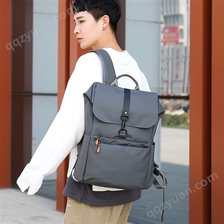 通勤休闲日韩简约双肩包大容量户外旅行背包防泼水电脑背包