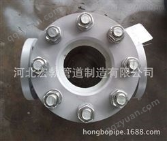 河北厂家生产304 316 不锈钢 HGS钢制管道直通视镜 化工专用视镜