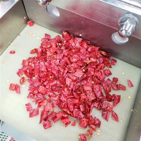 切辣椒机速往博朗机械 中餐馆调味品加工用辣椒切段机 切圈机